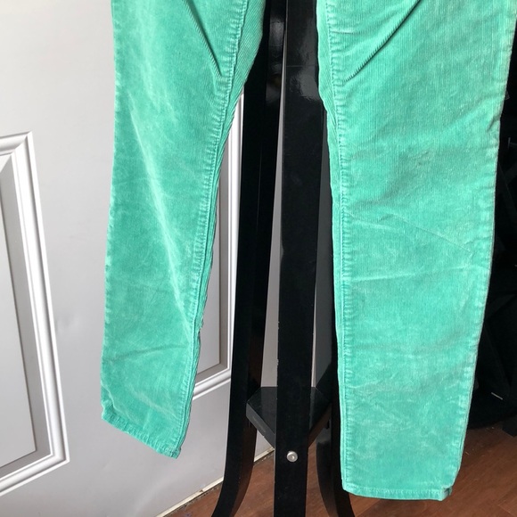 Gap Always Skinny Kelly Green Cords 0P - Picture 6 of 7